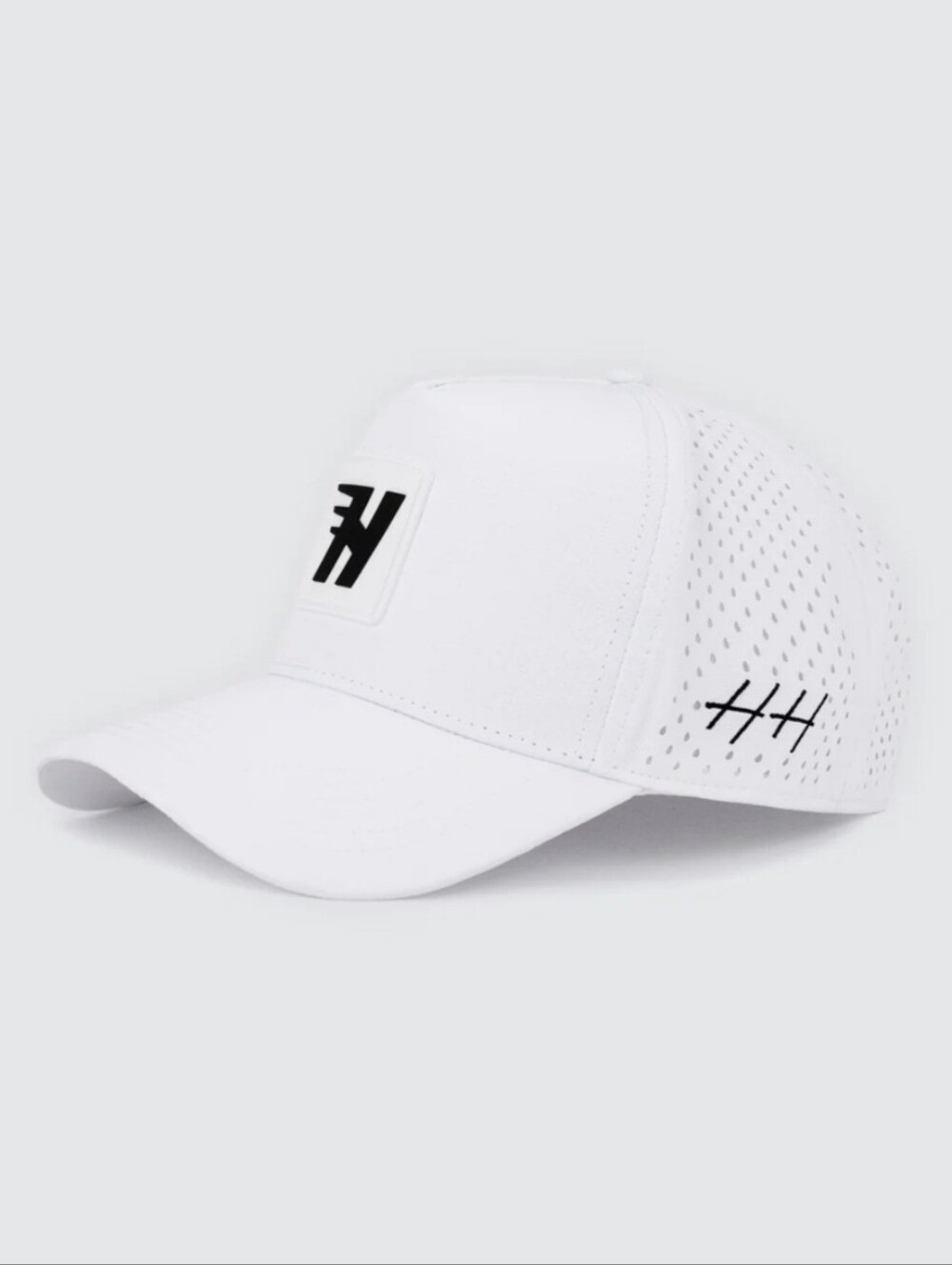 NWT Huega House Snapback Performance Hat - White & Black